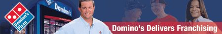 image of logo of Dominos Pizza franchise business opportunity Dominos Pizzeria franchises Dominos franchising