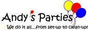 image of logo of Andy's Parties franchise business opportunity Andy's Parties franchises Andy's Parties franchising