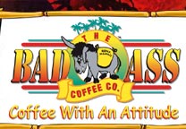 image of logo of Bad Ass Coffee franchise business opportunity Bad Ass Coffee franchises Bad Ass Coffee franchising