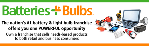 image of header of Batteries Plus Bulbs franchise business opportunity Batteries Plus Bulbs franchises Batteries Plus Bulbs franchising