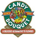 image of logo of Candy Bouquet franchise business opportunity Candy Bouquet gift basket franchises Candy Bouquet candies gift baskets franchising