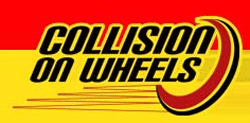 image of logo of Collision on Wheels franchise business opportunity Collision on Wheels franchises Collision on Wheels franchising