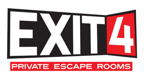 image of logo of Exit 4 Escape Room franchise business opportunity Exit 4 Escape Room franchises Exit 4 Escape Room franchising