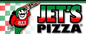 image of logo of Jet's Pizza franchise business opportunity Jet's Pizza franchises Jet's Pizza franchising