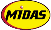 image of logo of Midas Automotive Service franchise business opportunity Midas franchises Midas Auto Repair franchising