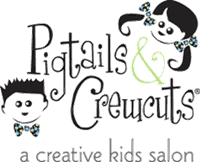 image of logo of Pigtails & Crewcuts franchise business opportunity Pigtails Crewcuts franchises Pigtails and Crewcuts franchising