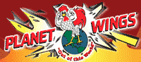 image of logo of Planet Wings franchise business opportunity Planet Wings franchises Planet Wings franchising
