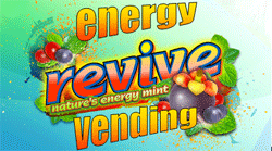 image of logo of Revive Energy Vending franchise business opportunity Revive Energy franchises Revive Energy drink franchising