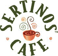 image of logo of Sertinos Cafe franchise business opportunity Sertinos Coffee franchises Sertinos coffee shop franchising