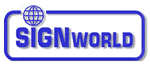 image of logo of Signworld franchise business opportunity Sign World franchises Signworld franchising