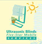 image of logo of Ultrasonic Blind Services franchise business opportunity Ultrasonic Blind Cleaning franchises Ultrasonic Blinds Service franchising