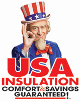 image of logo of USA Insulation franchise business opportunity USA Insulating franchises USA Home Insulation franchising