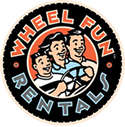 image of logo of Wheel Fun Rentals franchise business opportunity Wheel Fun Rental franchises Wheel Fun Rentals franchising